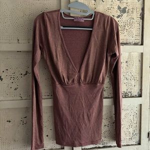 Michael Stars Deep V Neck